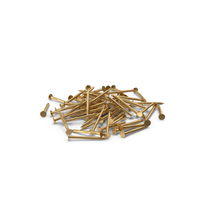 Pile Of Gold Nails PNG & PSD Images