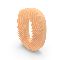 Wavy Shape Number 0 PNG & PSD Images