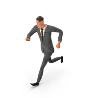 Cartoon Businessman Run PNG & PSD Images