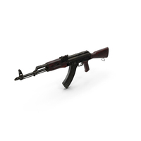 AKM Assault Rifle PNG & PSD Images