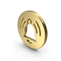 Gold Bell Alarm Notification Symbol PNG & PSD Images