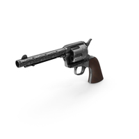 Carved Revolver PNG & PSD Images