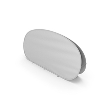 White Frame Banner Without Hairpins PNG & PSD Images