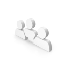 White User Group Symbol PNG & PSD Images
