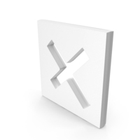 White Square Wrong Symbol PNG & PSD Images