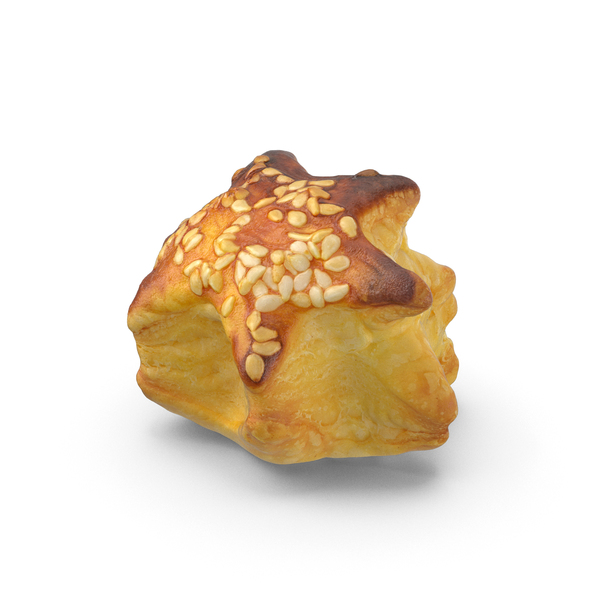 Puff Pastry Star with Sesame PNG & PSD Images