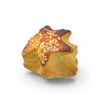 Puff Pastry Star with Sesame PNG & PSD Images