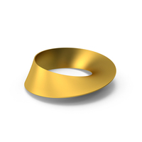 Mobius Strip Gold PNG & PSD Images