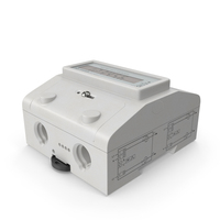 Electromechanical Electricity Meter PNG & PSD Images