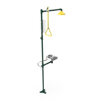 Green Emergency Speakman Shower Station PNG & PSD Images
