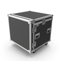 Heavy Duty Rack Flight Case With Wheels 52x48x48cm PNG & PSD Images