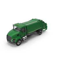 Medium Duty Garbage Truck PNG & PSD Images