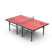 Red Table Tennis Table PNG & PSD Images