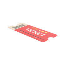 Red Ticket PNG & PSD Images