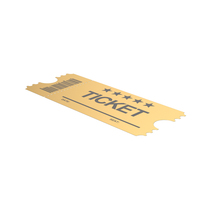 Gold Ticket PNG & PSD Images