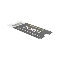 Black Cinema Ticket PNG & PSD Images
