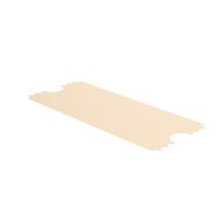 Beige Ticket PNG & PSD Images