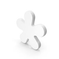 Asterisk Symbol White PNG & PSD Images