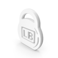 Lb Weight Symbol White PNG & PSD Images