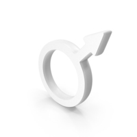 White Mars Astrological Symbols PNG & PSD Images