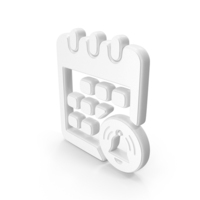White Calendar Notification Bell Symbol PNG & PSD Images