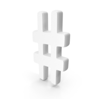 White Sharp Music Symbol PNG & PSD Images