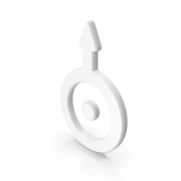 Uranus Astrological Symbols White PNG & PSD Images