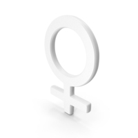 Venus Astrological Symbols White PNG & PSD Images