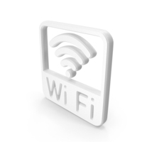Wi Fi Internet Symbol White PNG & PSD Images