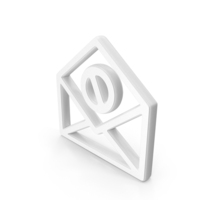 White Junk Mail Symbol PNG & PSD Images