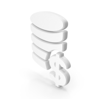 Money Profit Analytics Symbol White PNG & PSD Images