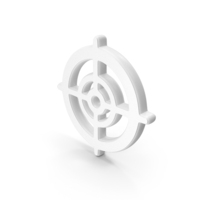 White Target Symbol PNG & PSD Images