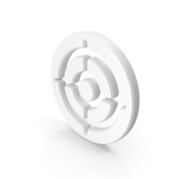 White Target Symbol PNG & PSD Images