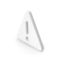 Warning Caution Sign Alarm Fatal Error Symbol White PNG & PSD Images