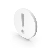 Warning Sign Caution Alarm Fatal Error Symbol White PNG & PSD Images