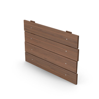 Signboard Dark Wood PNG & PSD Images