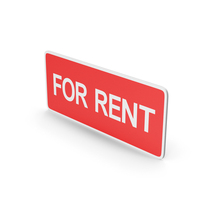 For Rent Red Sign PNG & PSD Images