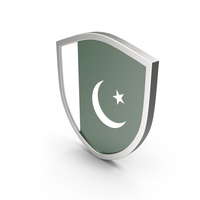 Pakistan Flag Shield PNG & PSD Images