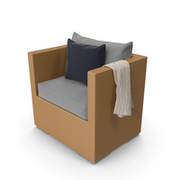 Rattan Lounge Chair PNG & PSD Images