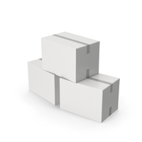 Stack Of White Boxes PNG & PSD Images