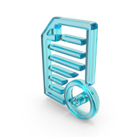 Copy Link Document Symbol Glass PNG & PSD Images