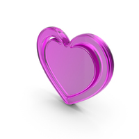 Heart Symbol Glass PNG & PSD Images