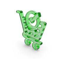 Shopping Cart With Approved Confirm Tick Mark Symbol Glass PNG & PSD Images