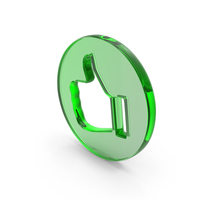 Thumbs Up Circular Symbol Glass PNG & PSD Images