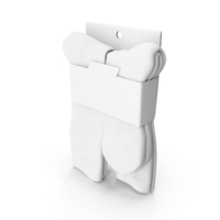 White Blank Hanging Socks PNG & PSD Images