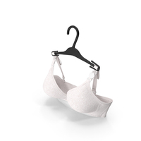 Hanging Bra White PNG & PSD Images