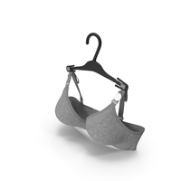 Hanging Bra Gray PNG & PSD Images