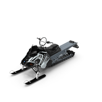 Black Polaris Snowmobile PNG & PSD Images