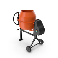 Portable Electric Cement Mixer PNG & PSD Images