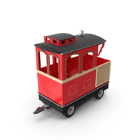Red Railway Carriage Mini Express PNG & PSD Images